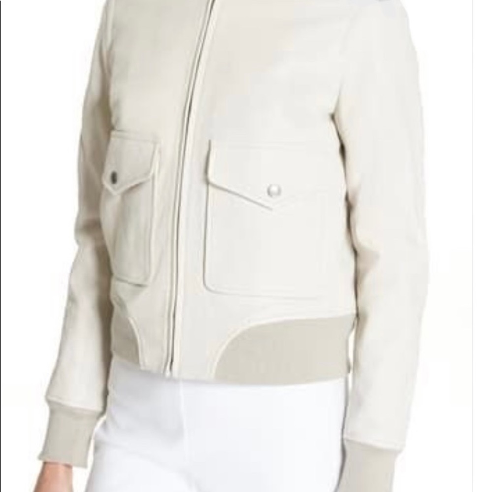 RAG & BONE Mila Lambskin Leather Jacket size6